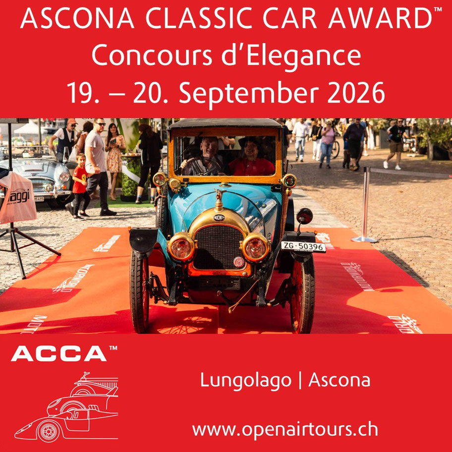 ASCONA CLASSIC CAR AWARD 2026